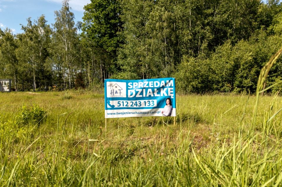 Działka budowlana Strupiny