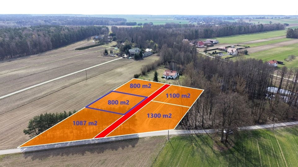 Działka budowlana Kępa Borzechowska