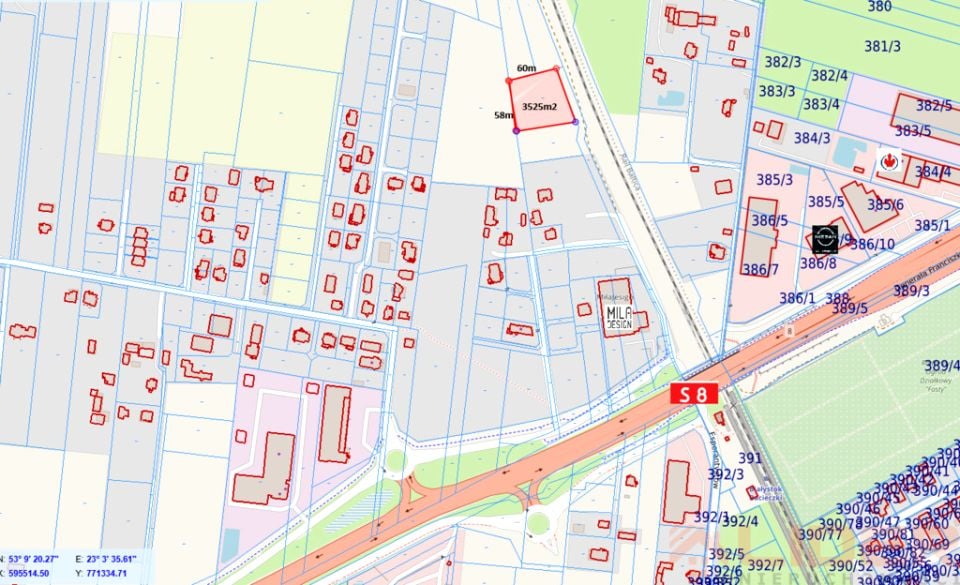Działka Porosły-Kolonia