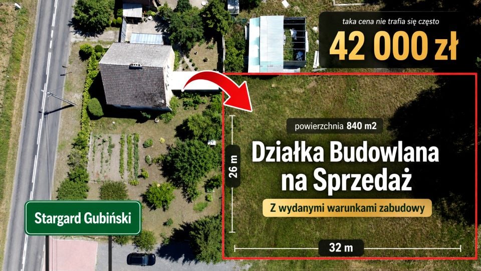 Działka budowlana Stargard Gubiński