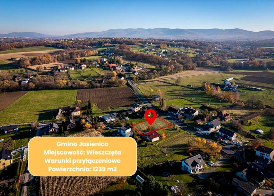 Działka budowlana Wieszczęta