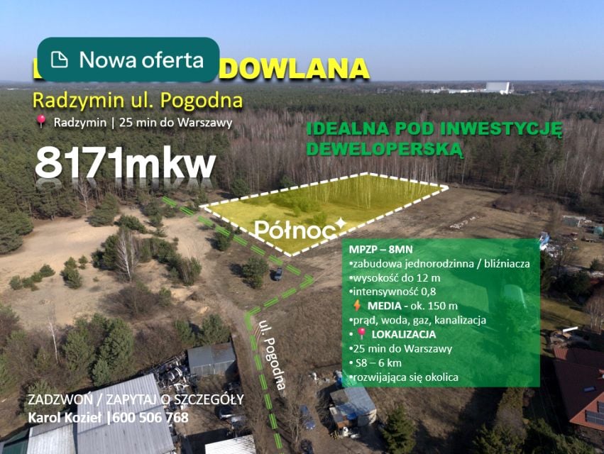 Działka RADZYMIN
