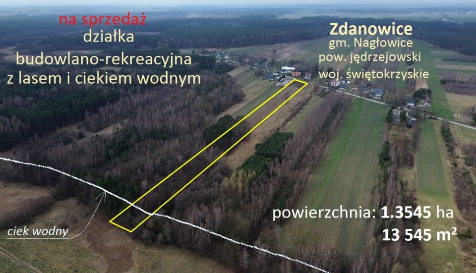 Działka budowlana Zdanowice