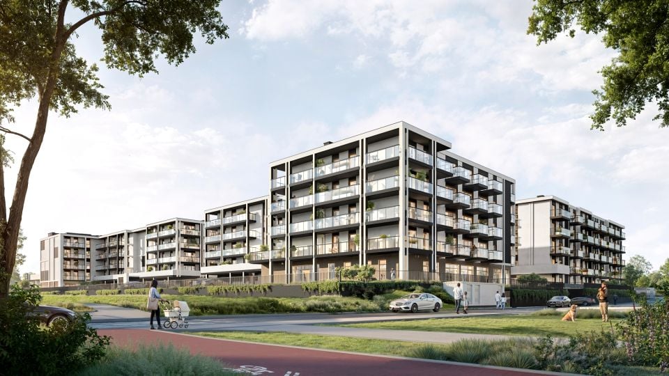 Mieszkanie apartamentowiec przy lesie