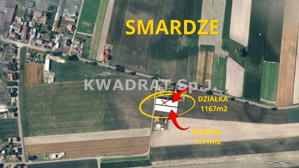 Działka budowlana Smardze