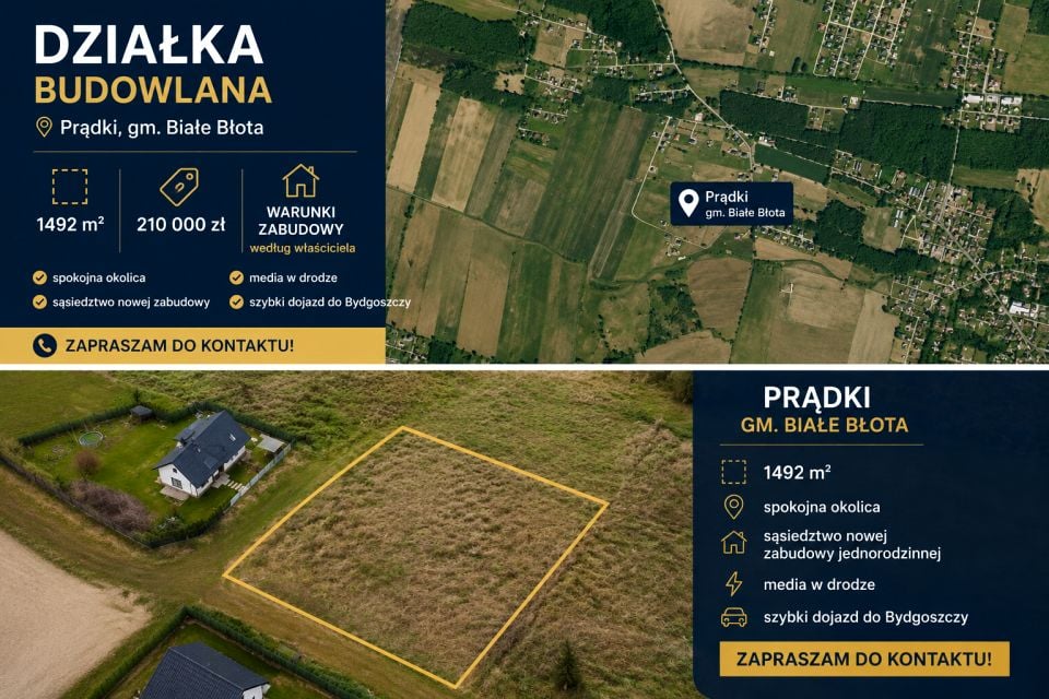 Działka budowlana Prądki