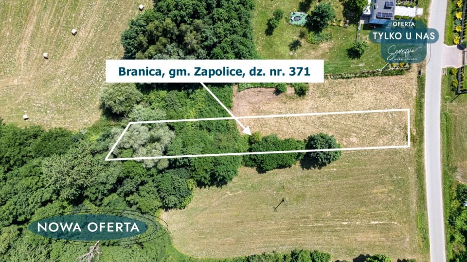 Działka budowlana Branica