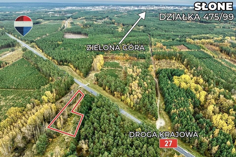Działka usługowa Słone