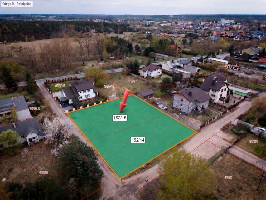 Działka budowlana Poddębice