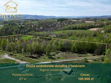 Działka budowlano-rolna Ryglice