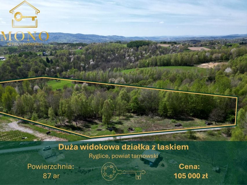 Działka budowlano-rolna Ryglice