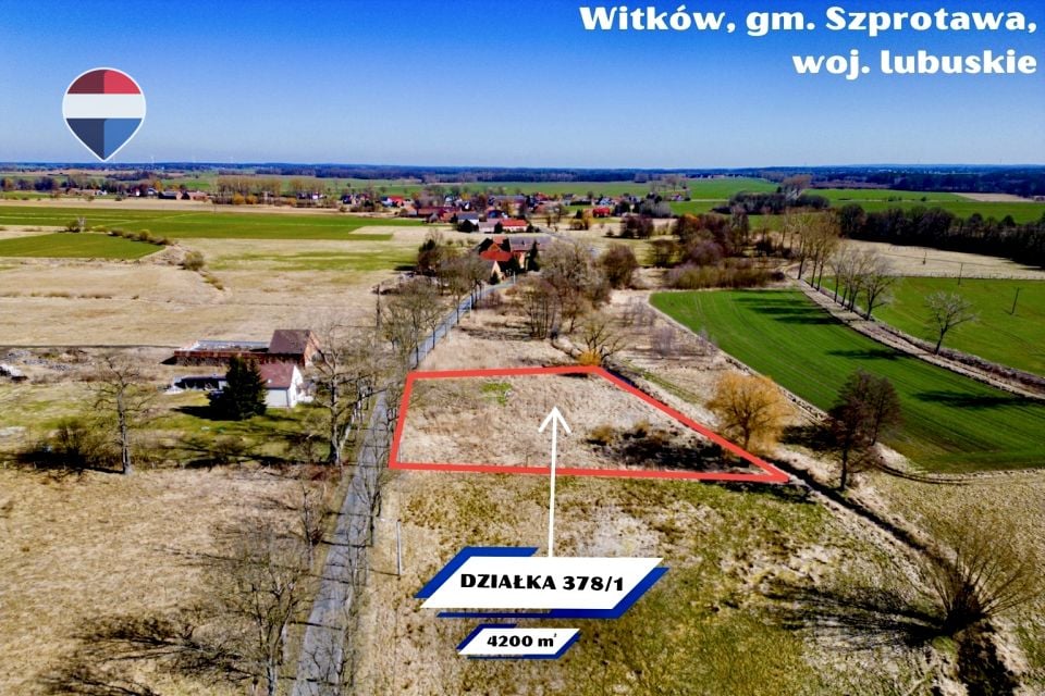Działka rolna Witków