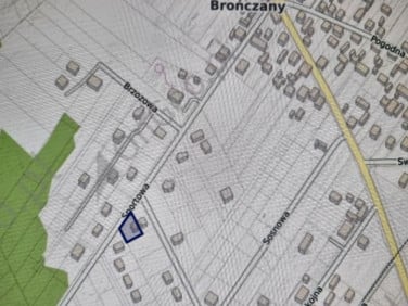 Działka budowlana Brończany