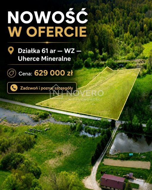 Działka Uherce Mineralne