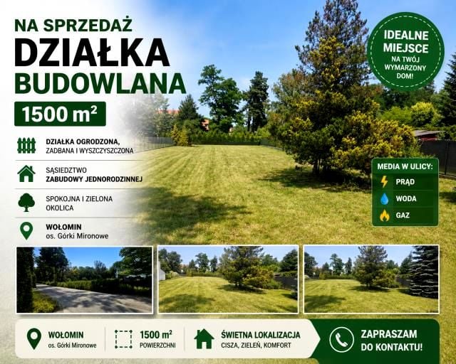 Działka budowlana Wołomin