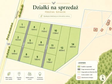 Działka budowlana Komorowo