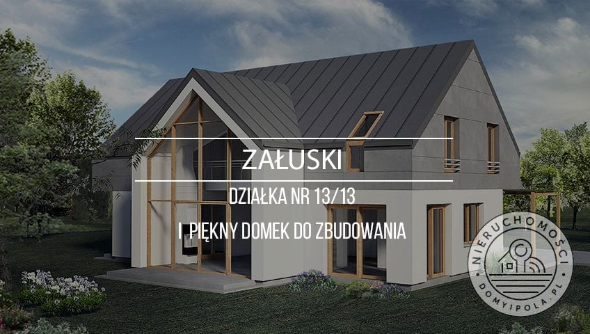 Działka budowlana Załuski