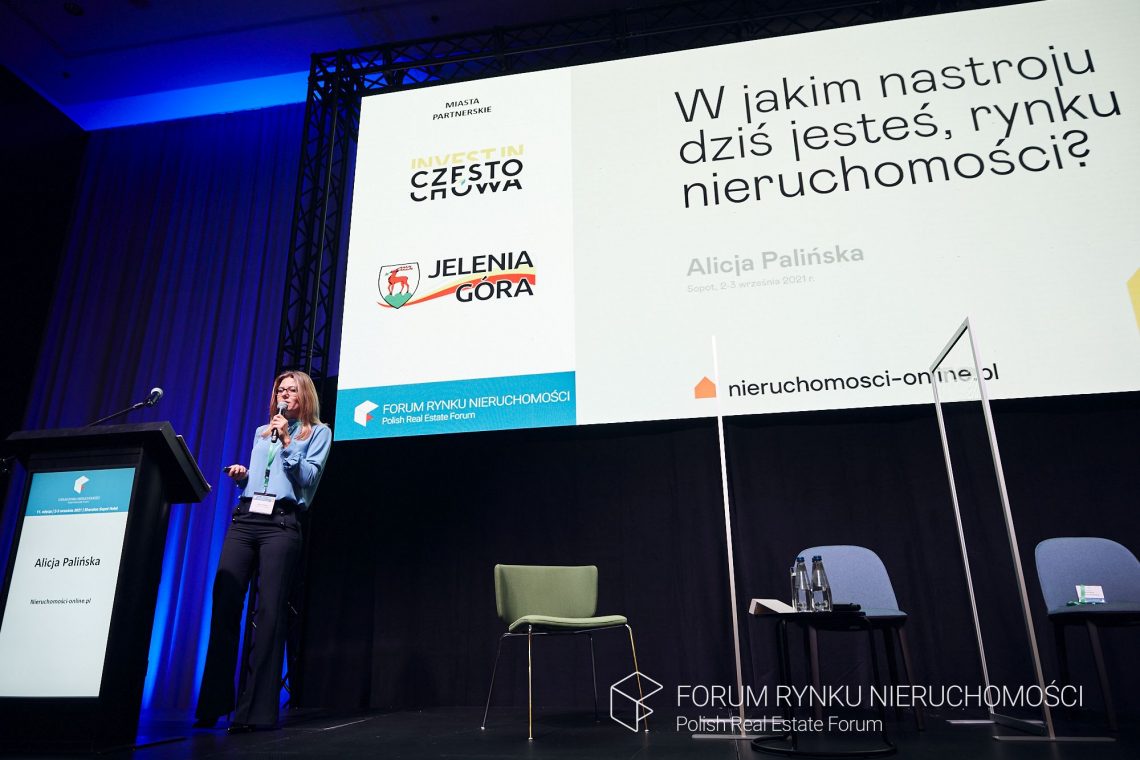 Alicja Palińska podczas 11. Forum Rynku Nieruchomości