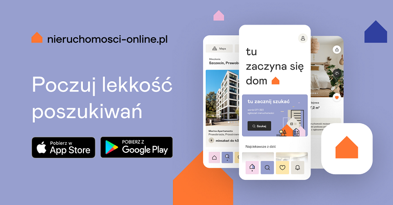 Poczuj lekkość poszukiwań w nowej aplikacji mobilnej Nieruchomosci-online.pl