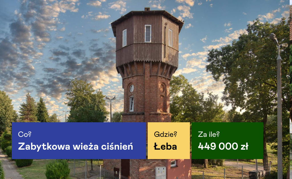 Zabytkowa wieża ciśnień - Łeba