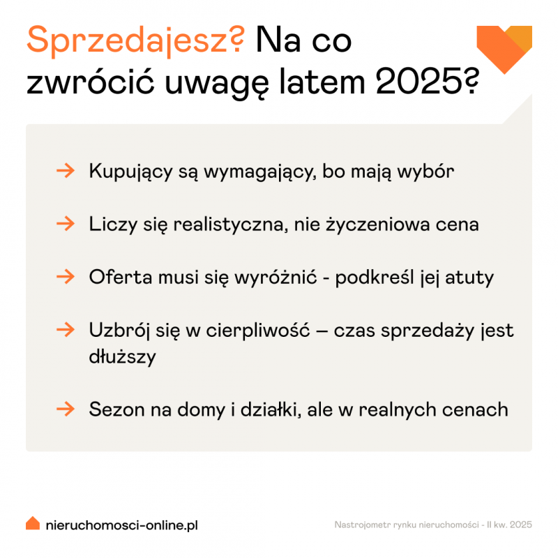 Sprzedajesz - na co zwrócić uwagę latem 2025