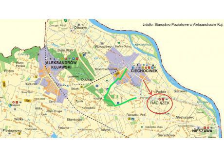 Działka budowlana Raciążek