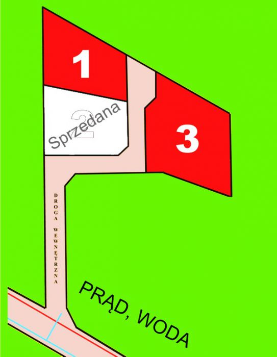 Działka przy lesie