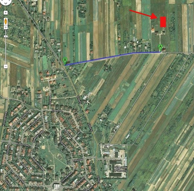 Działka budowlana Dys