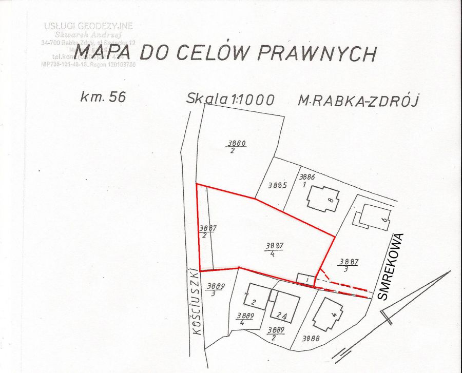 Działka budowlano-rolna Rabka-Zdrój