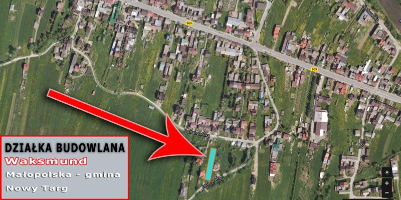 Działka budowlana Waksmund