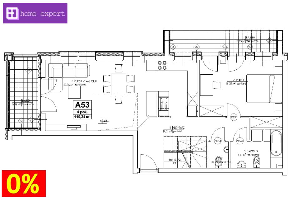 Mieszkanie apartamentowiec Kraków